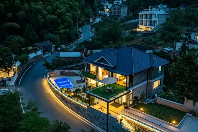 Moganshan Riverside Stone House Stream Tracing Swimming Pool Family Villa, listing photograph 1 of 3