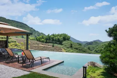 Moganshan Yunqi Chayin · Ins Infinity Pool Mountain Tea Field Wilderness Boutique Stay, listing photograph 2 of 3