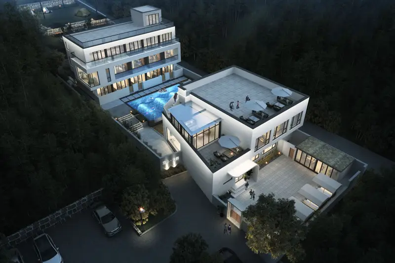 Moganshan Park Heart · Mu Ye hot spring villa, listing photograph 1 of 3